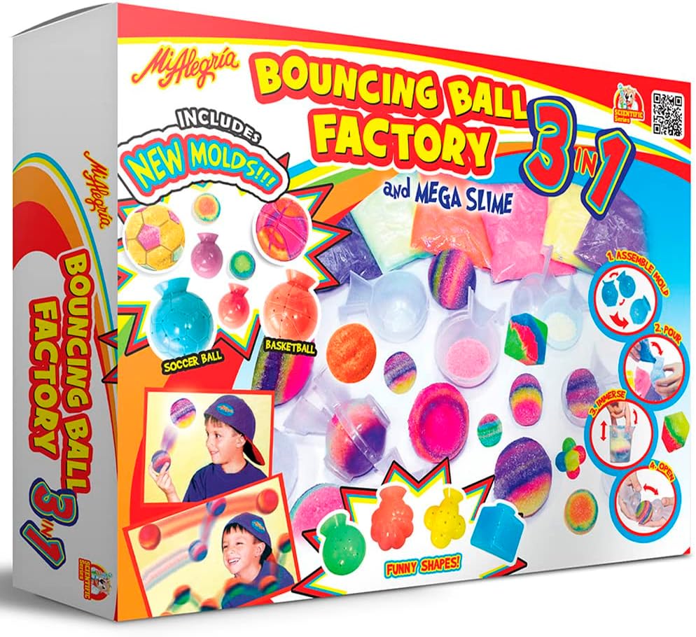 Mi Alegria Fábrica de Pelotas 3 en 1 Mezcla, CREA y Juega