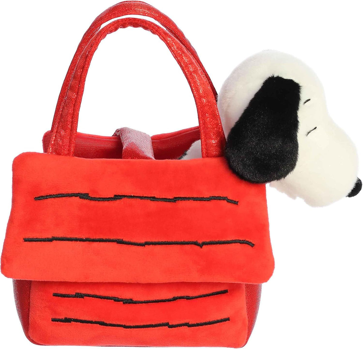Aurora® - Peluche de la casa de Snoopy Timeless Peanuts® Fancy PAL™, Personajes clásicos, Recuerdos imborrables, 20 cm, Rojo