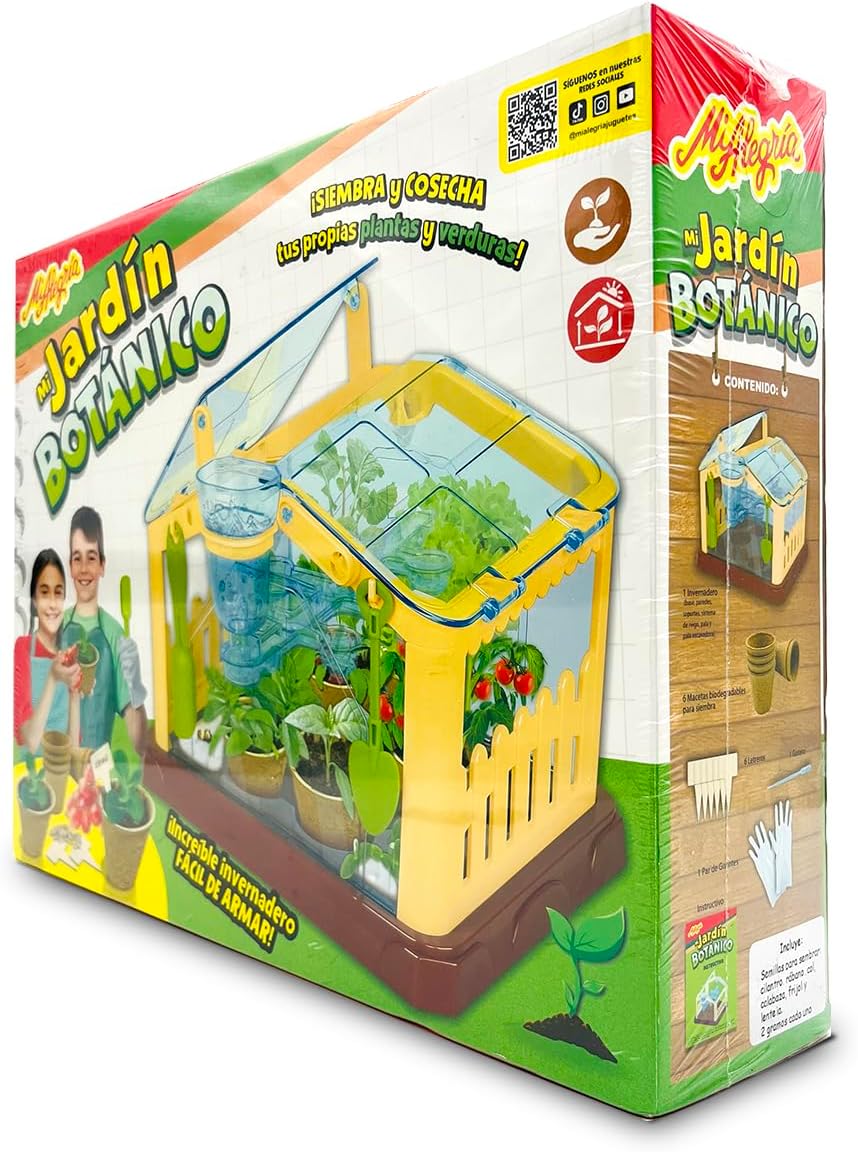 Ult Mi Jardin Botanico Premium, Invernadero, Accesorios de Jardineria, Juego Educativo