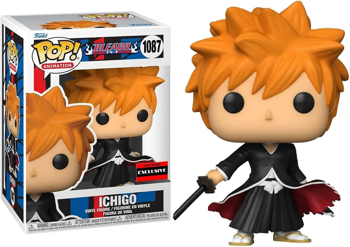 Funko Pop Bleach Ichigo Kurosaki 1187 Stciker Special Edition