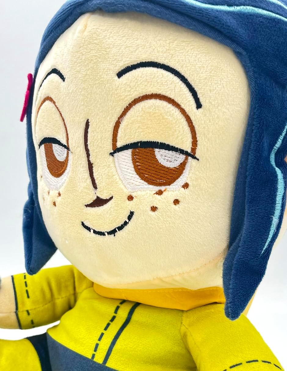 Ult Peluche Premium Coraline con el Gato 42cm Super Size 15th Anniversary Pelicula 2009 Coraline y la Puerta Secreta
