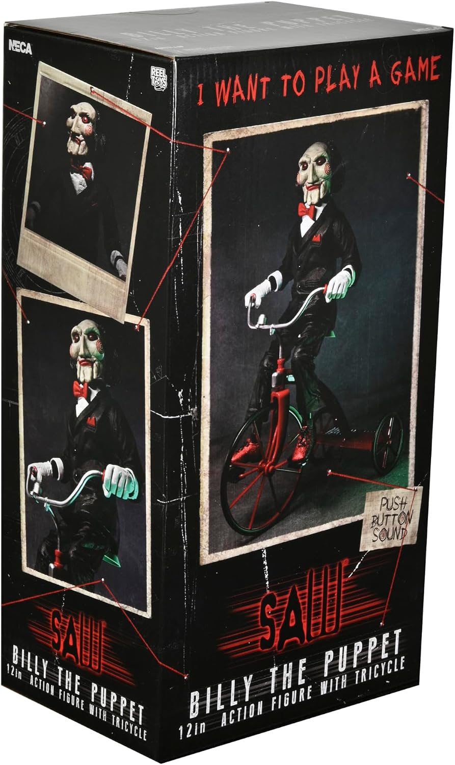 NECA 12" Action Figure con Triciclo Saw