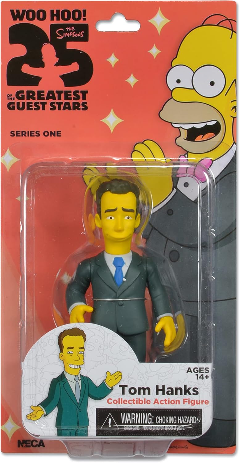 NECA The Simpsons 25th Anniversary - Series 1 - Tom Hanks Action Figure, 5"