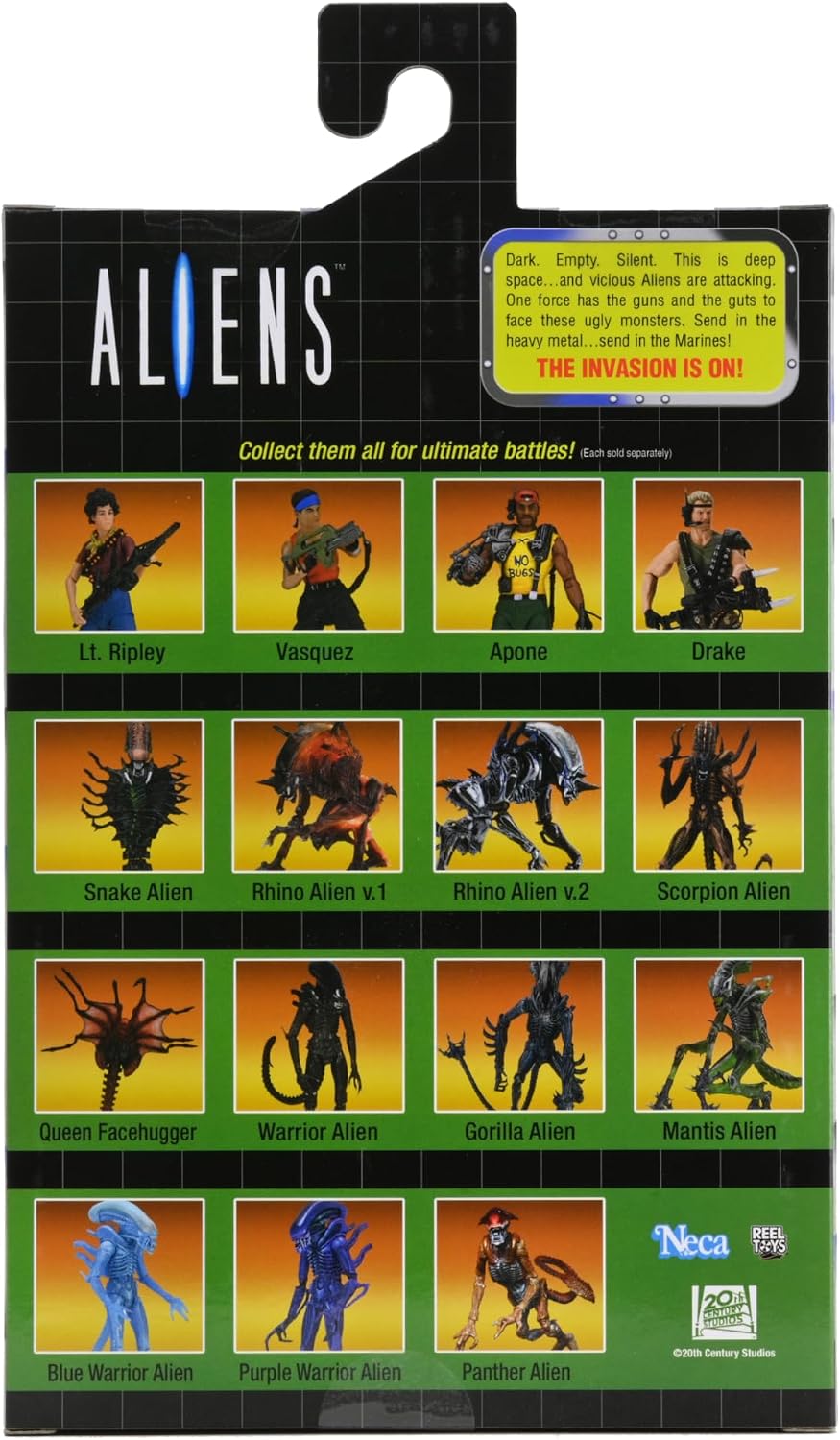 Aliens Kenner Tribute ULT Night Cougar Alien 7IN Figura de acción