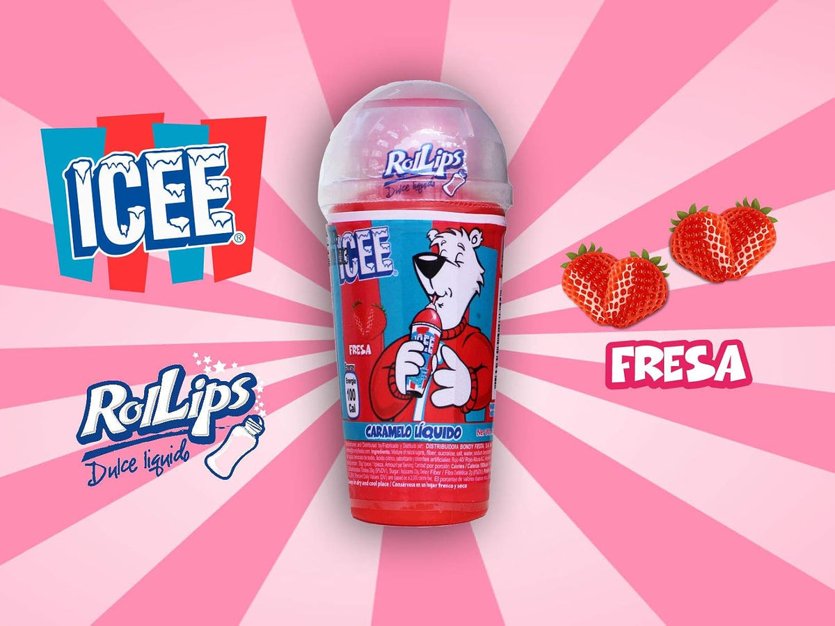 Bondy Fiesta Caramelo Liquido Rollips ICEE