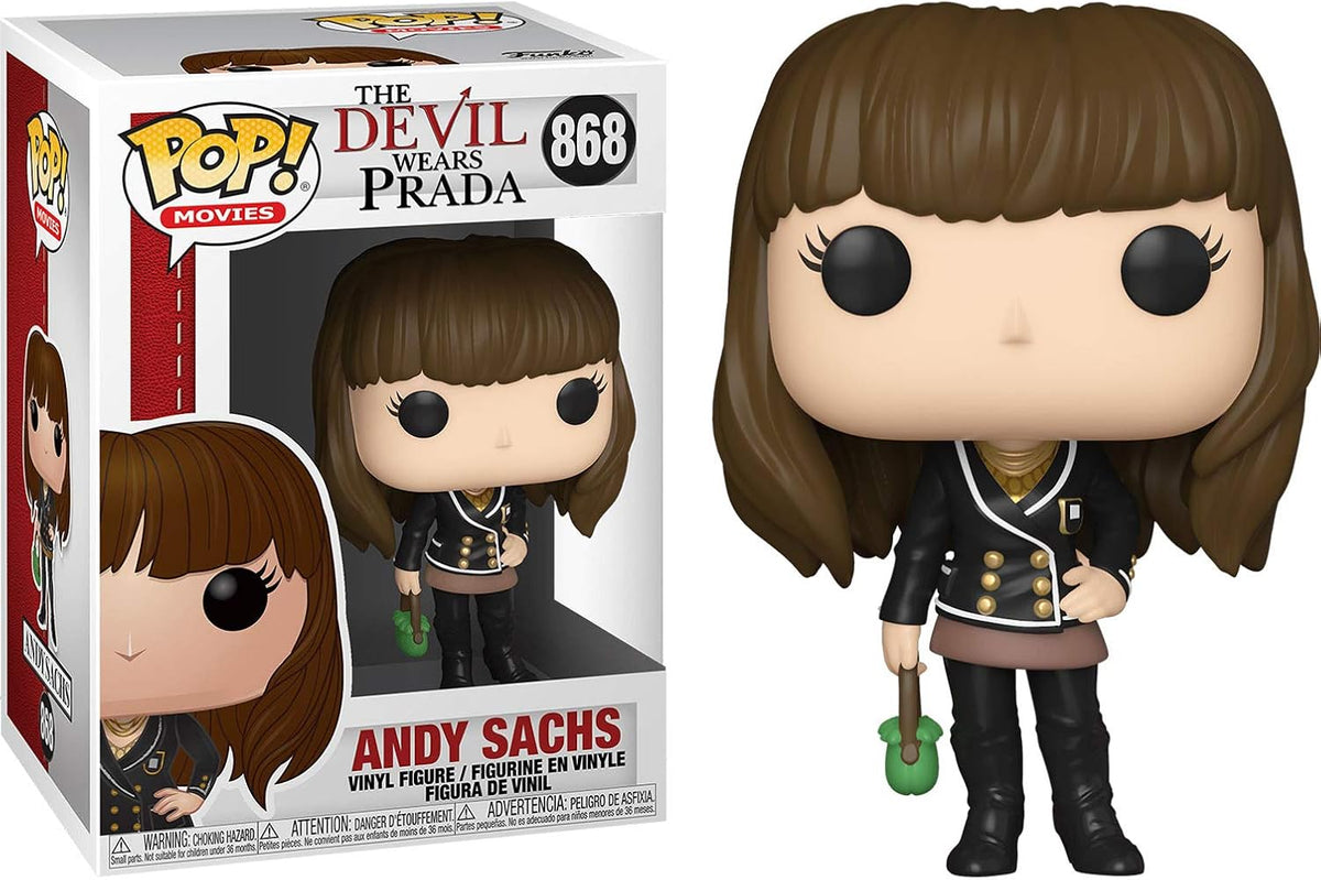 Funko Andy Sachs: Pop! Movies Figura de Vinilo con 1 Protector gráfico Compatible 'ToysDiva' (868 – 45312 – B)
