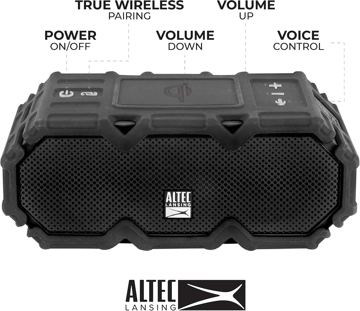 Altec Lansing IMW580-BLKC-SA Bocina Life Jacket Jolt, Color Negro