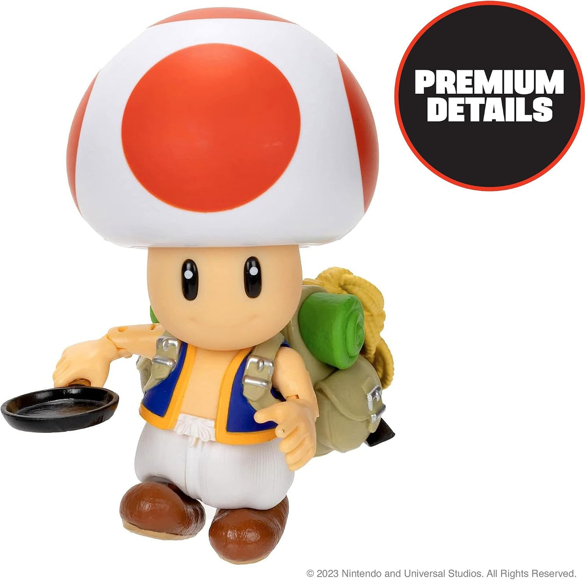 Jakks Pacific Super Mario 5" Toad Figure