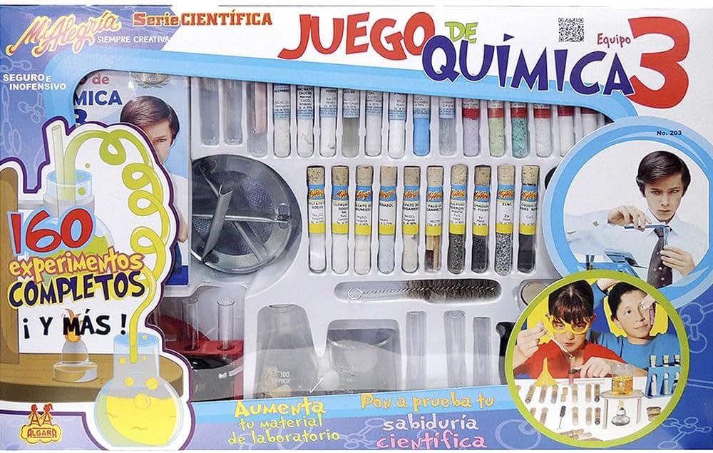 Juego de Química 3 con 160 Experimentos y más Mi alegría