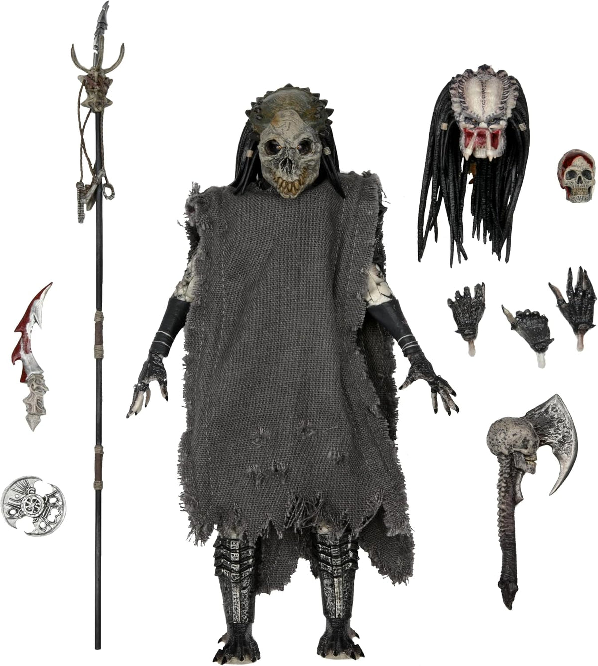 Figura De Acción Neca Predator: Shaman Ultimate 7 Pulgadas