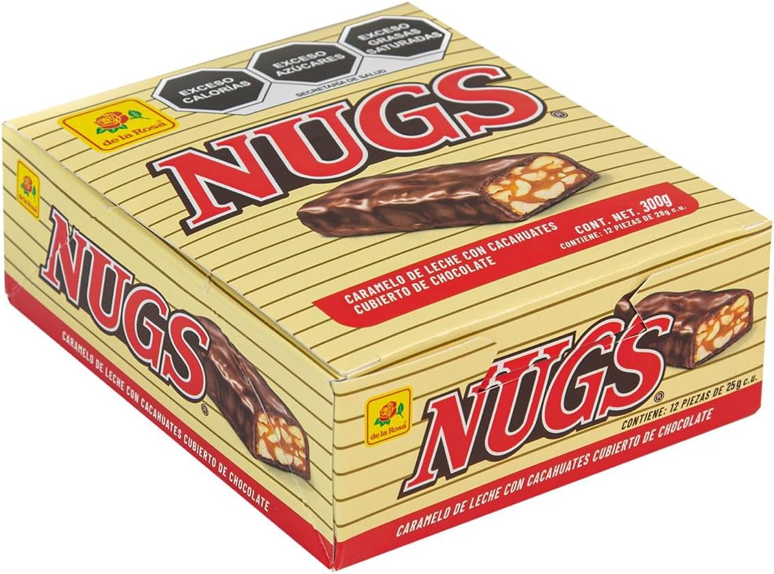 De la Rosa Chocolate Nugs Cajeta con Cacahuate