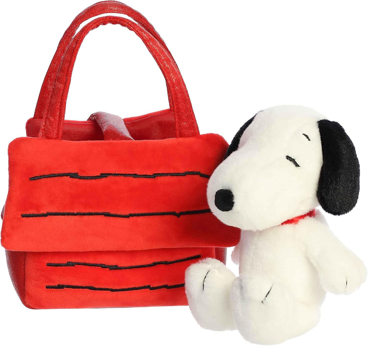 Aurora® - Peluche de la casa de Snoopy Timeless Peanuts® Fancy PAL™, Personajes clásicos, Recuerdos imborrables, 20 cm, Rojo