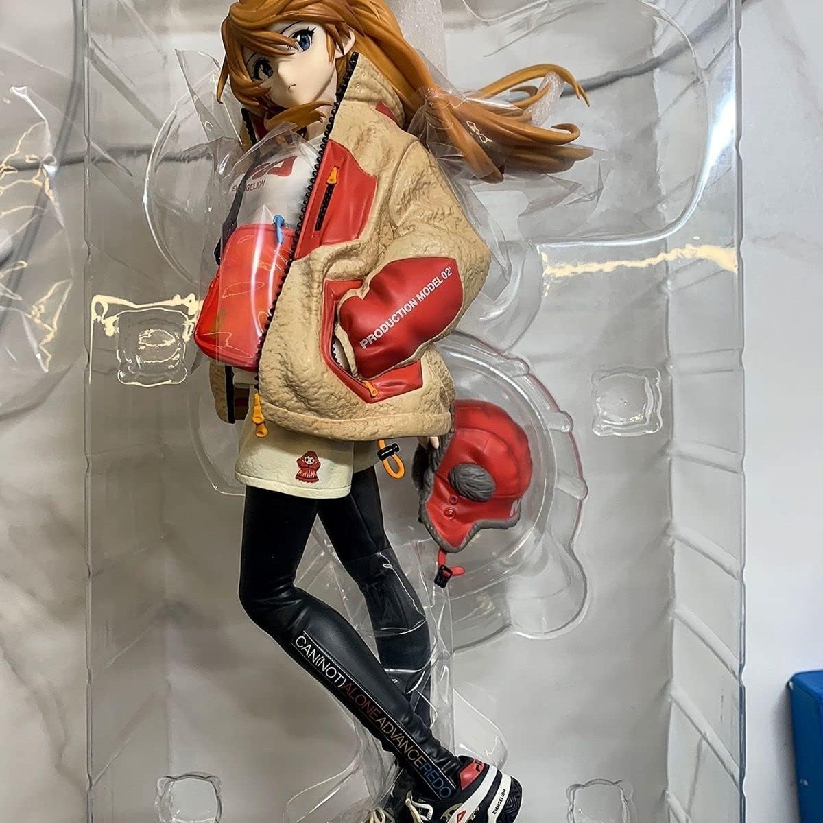 Nmomoytu Asuka Langley Soryu Ver.Radio Part.2 Figura de anime, modelo de acción, regalo coleccionable, 25 cm