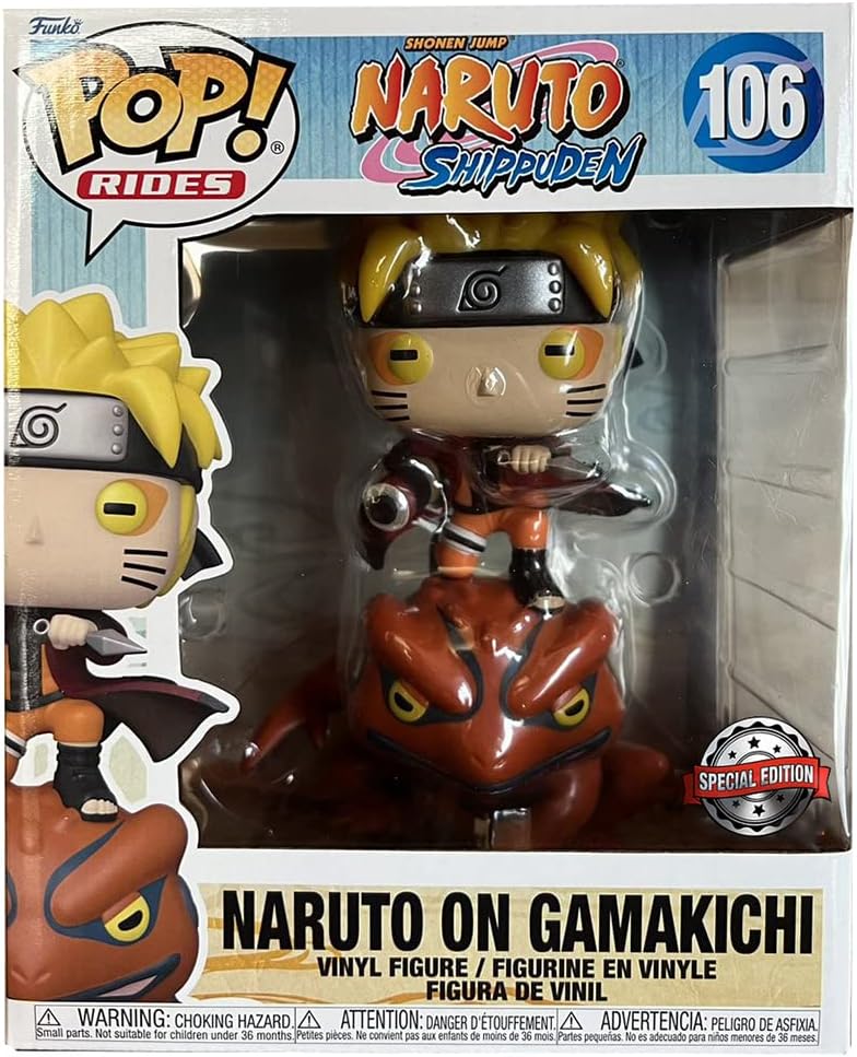 Pop Funko Rides Figura de Naruto y Gamakichi