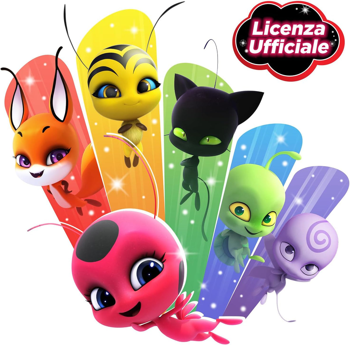 BANDAI - Miraculous - Peluche Tikki con características - Licencia Oficial - Juguete Kwami parlante Ladybug - Peluche de Mariquita Kwami Tikki - Juguetes a Partir de 4 años - P50711