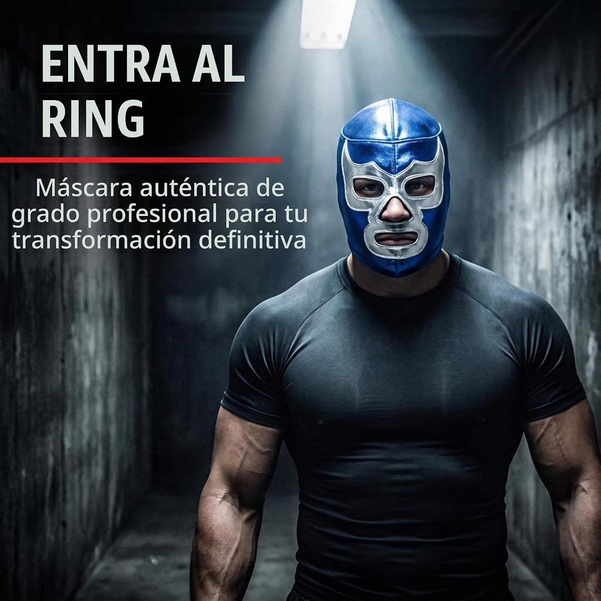 RINGREBELS MASCARILLA AZUL DEMON Lucha última intervensión Luchador Máscara