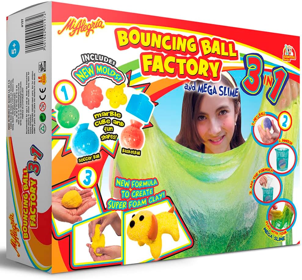 Mi Alegria Fábrica de Pelotas 3 en 1 Mezcla, CREA y Juega