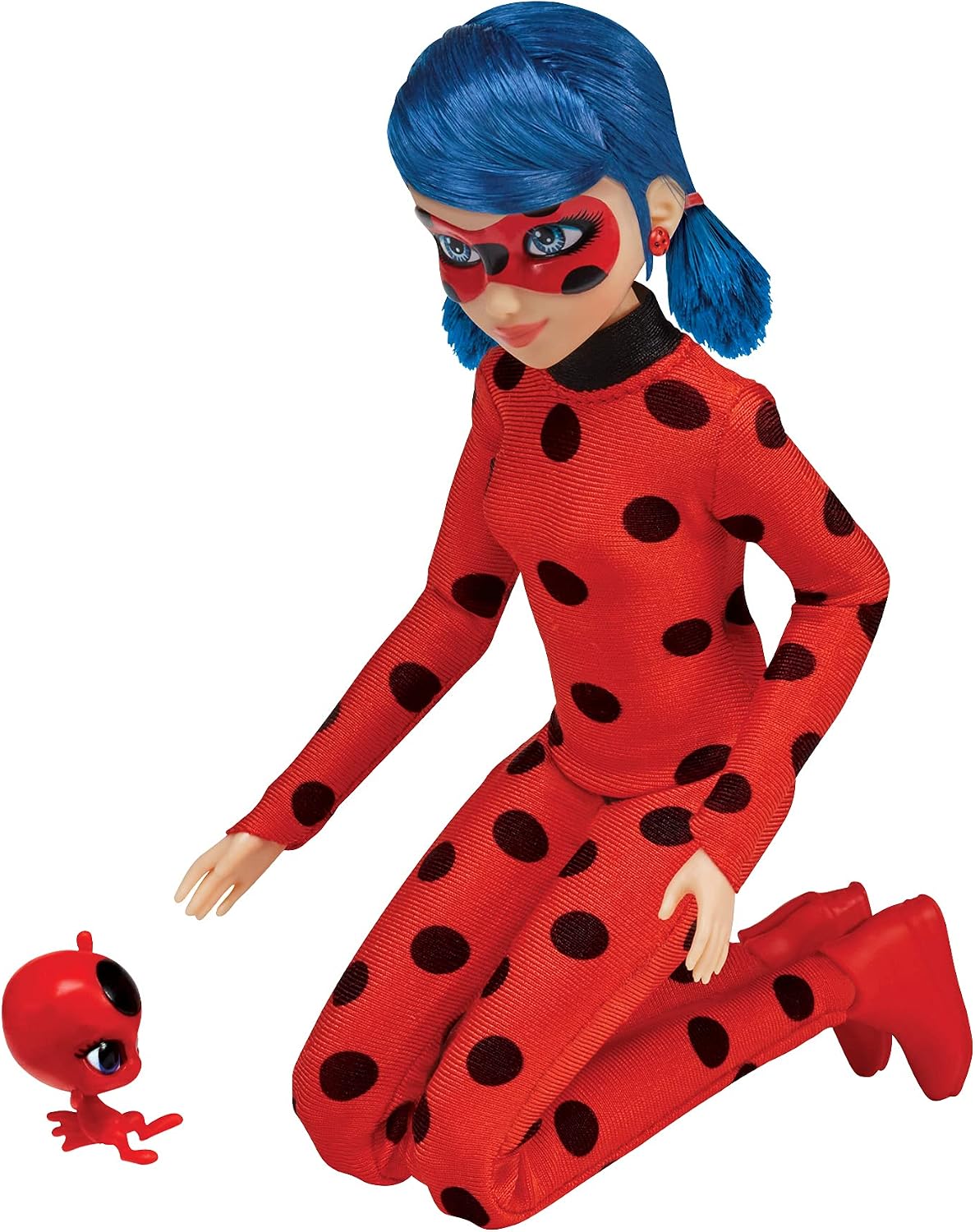 Miraculous Ladybug and Cat Noir Toys Muñeca de moda de catarina | Muñeca articulada de catarina de 26 cm con accesorios y milagrosa Kwami | Figura de catarina de superhéroe marinette | Gama de muñecas