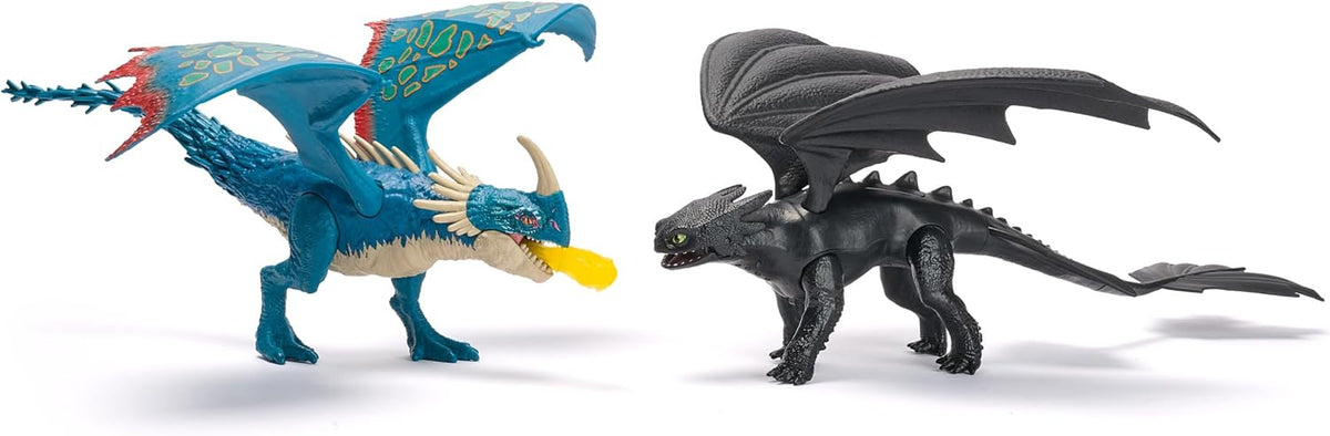DreamWorks Dragons, How to Train Your Dragon, Dragones de Batalla, Furia Nocturna con Sonidos de Plasma, Figura de acción de 33 cm, Juguetes para niños y niñas a Partir de 4 años.