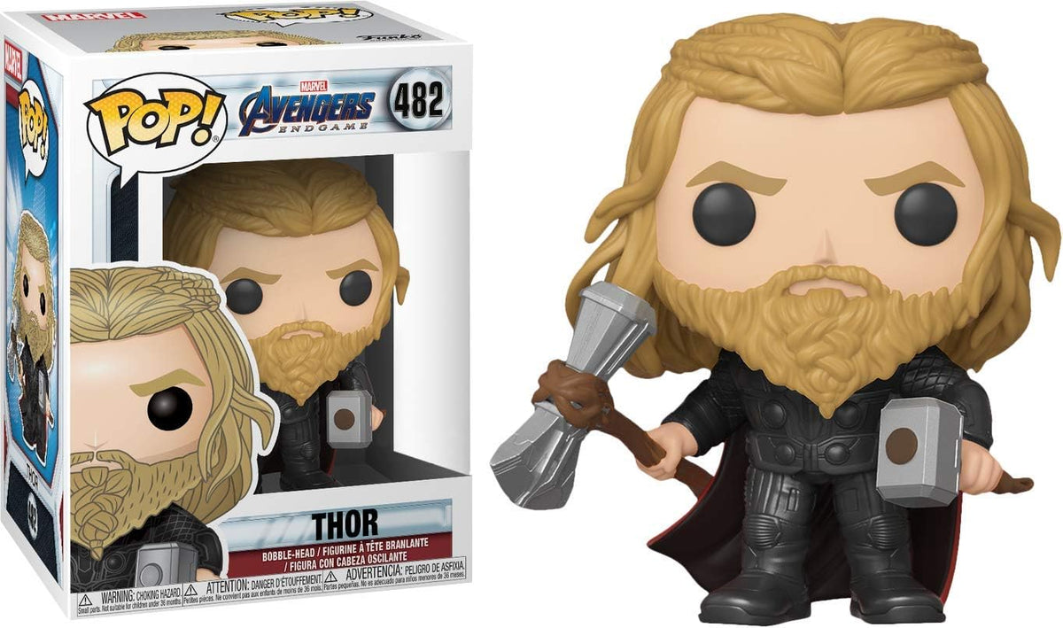 Funko in Hand Authentic POP Thor Stormbreaker Mjolnir Avengers Endgame FYE #482 nuevo y fresco estado