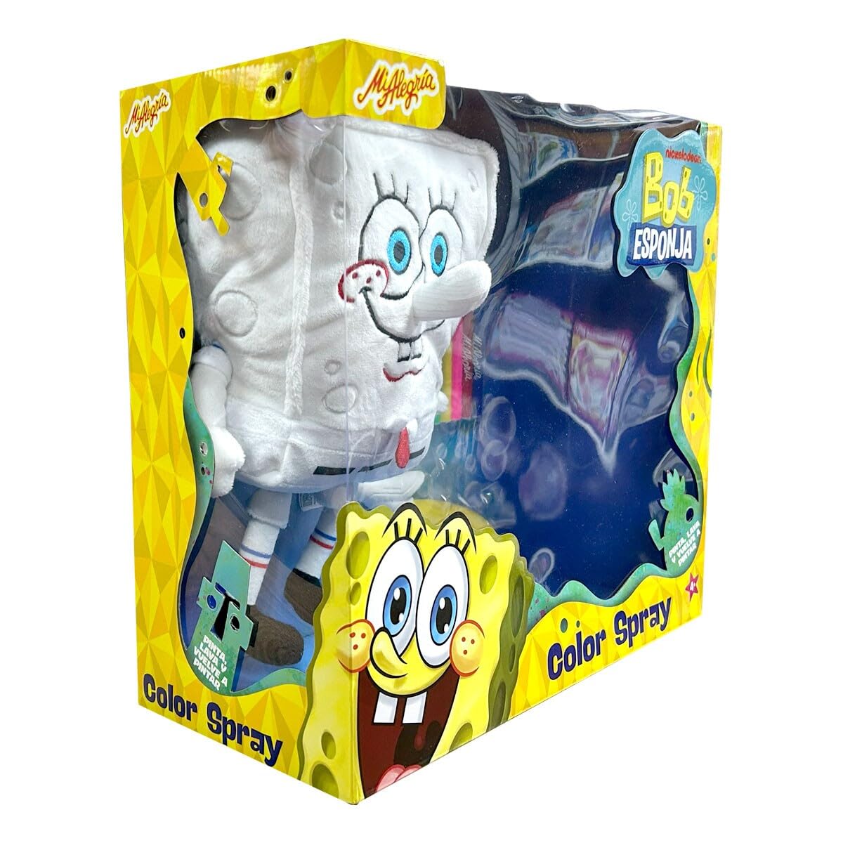 Generico Peluche y Spray para Colorear, con Plumones, Plantillas Adhesivas y Aerógrafo, para Niños - imagen 2
