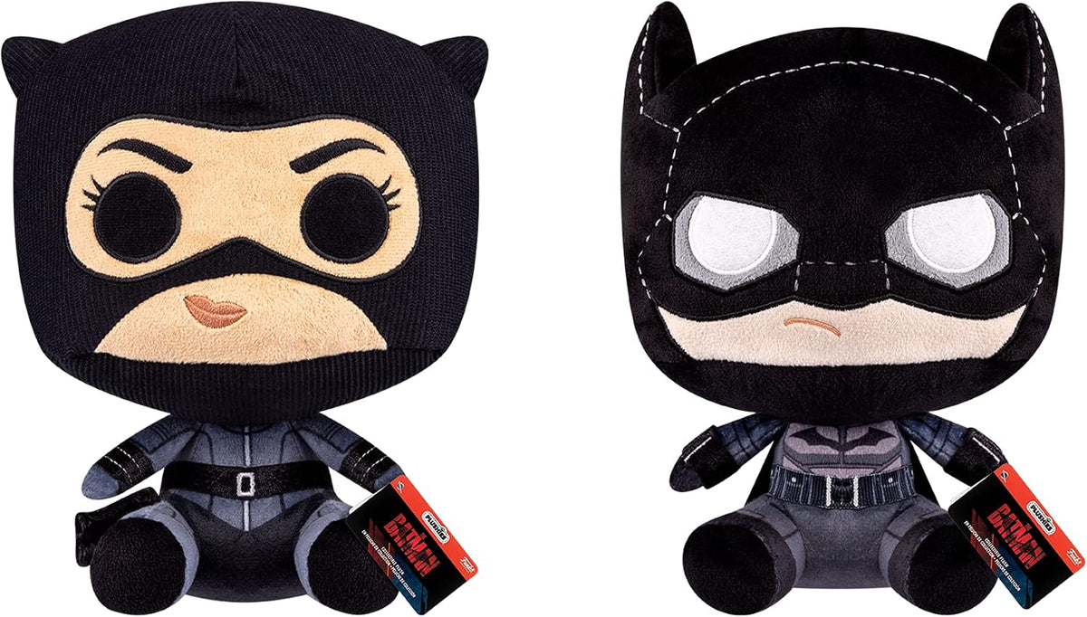 Funko Pop! El juego de Batman de felpa de 2 a 7 pulgadas - Batman y Selina Kyle (Catwoman)