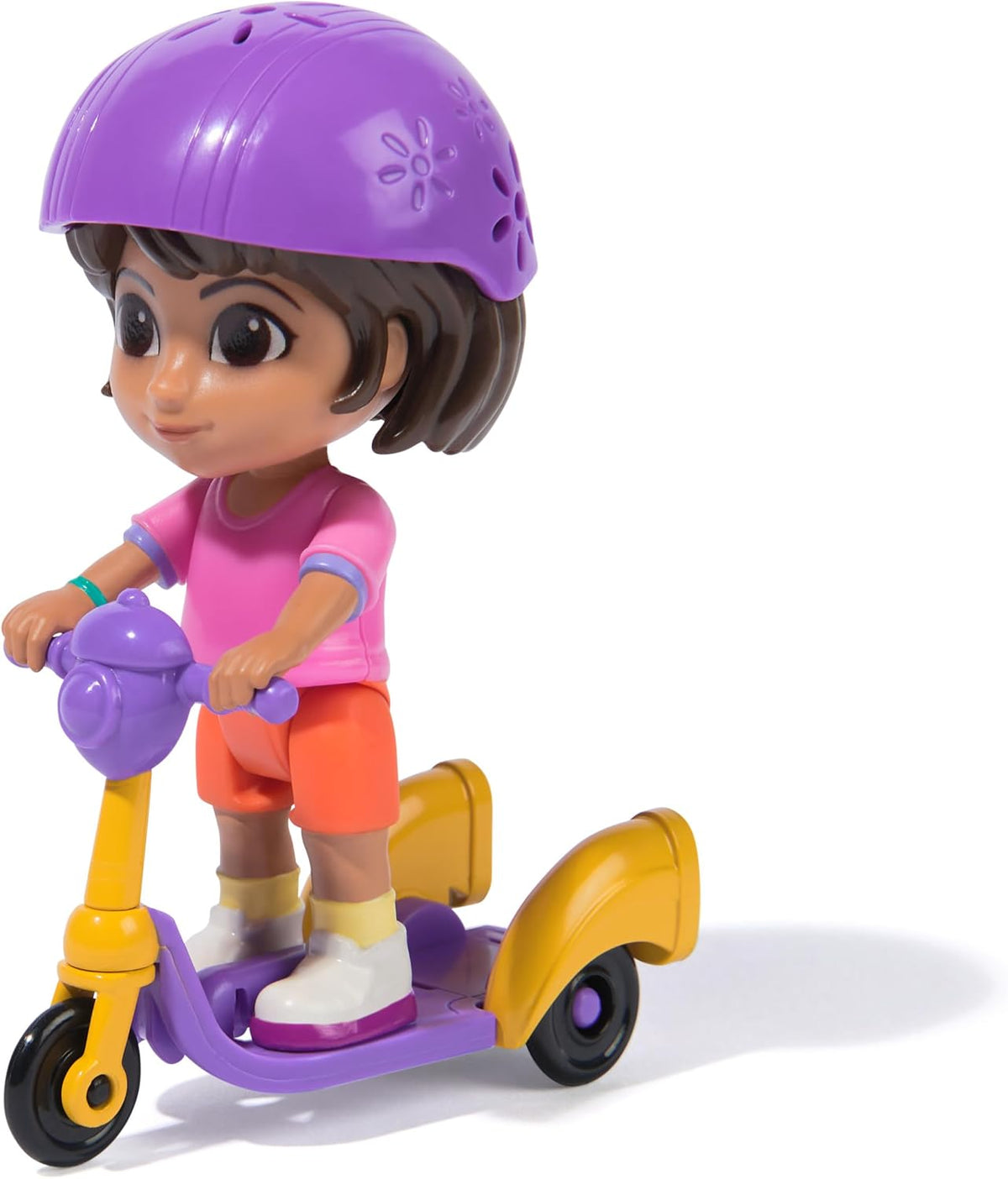 Dora, Set de Aventuras acelera y explora con Figuras de Dora y Tico, y un Patinete de Tres Ruedas, Juguetes para niños y niñas a Partir de 3 años