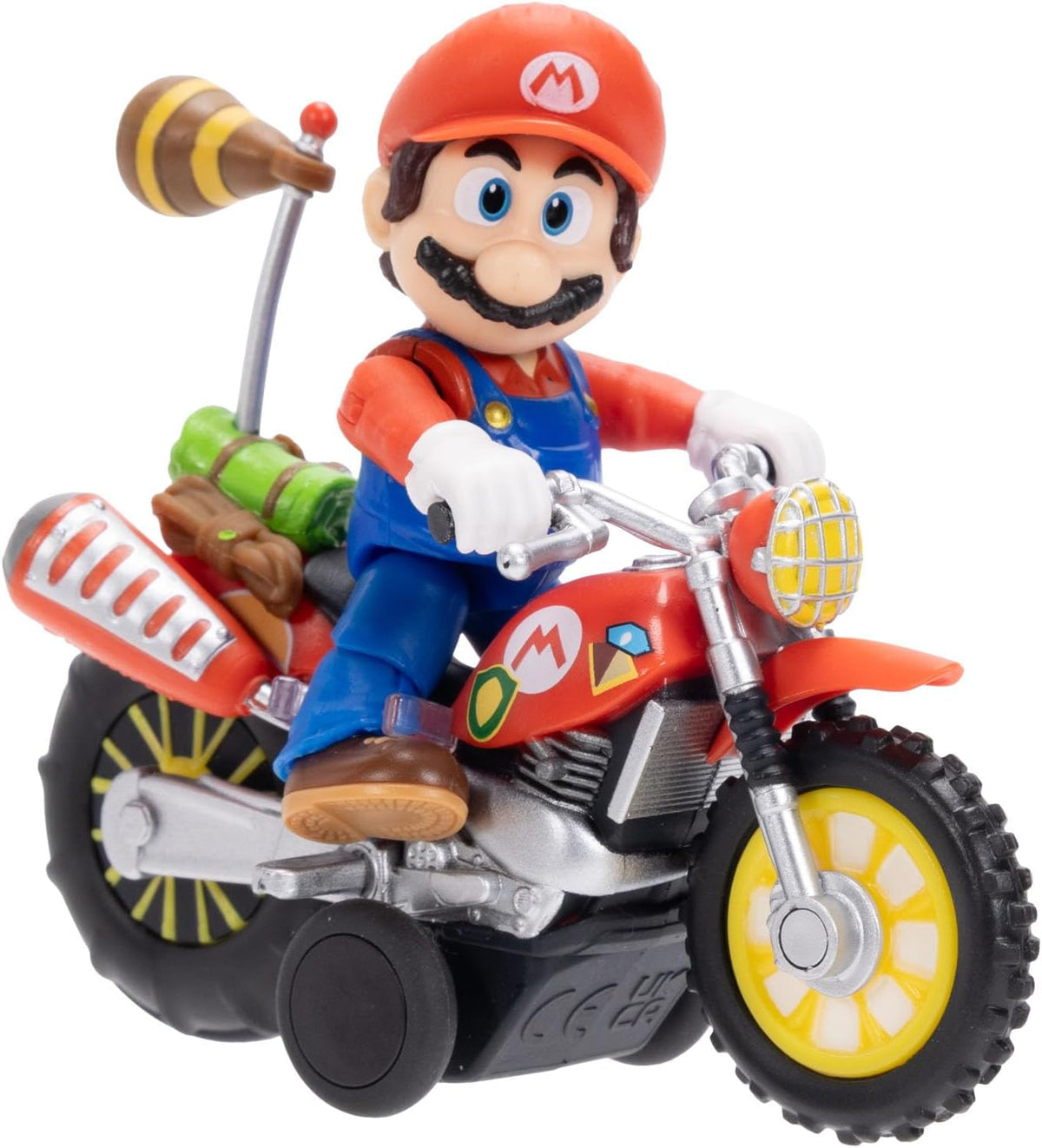 The Super Mario Galaxy Movie – Figura de 2.5 Pulgadas con Motocicleta de Retroceso – Mario, the Super Mario BROS. MOVIE, TOY_FIGURE, Plástico, Jakks Pacific