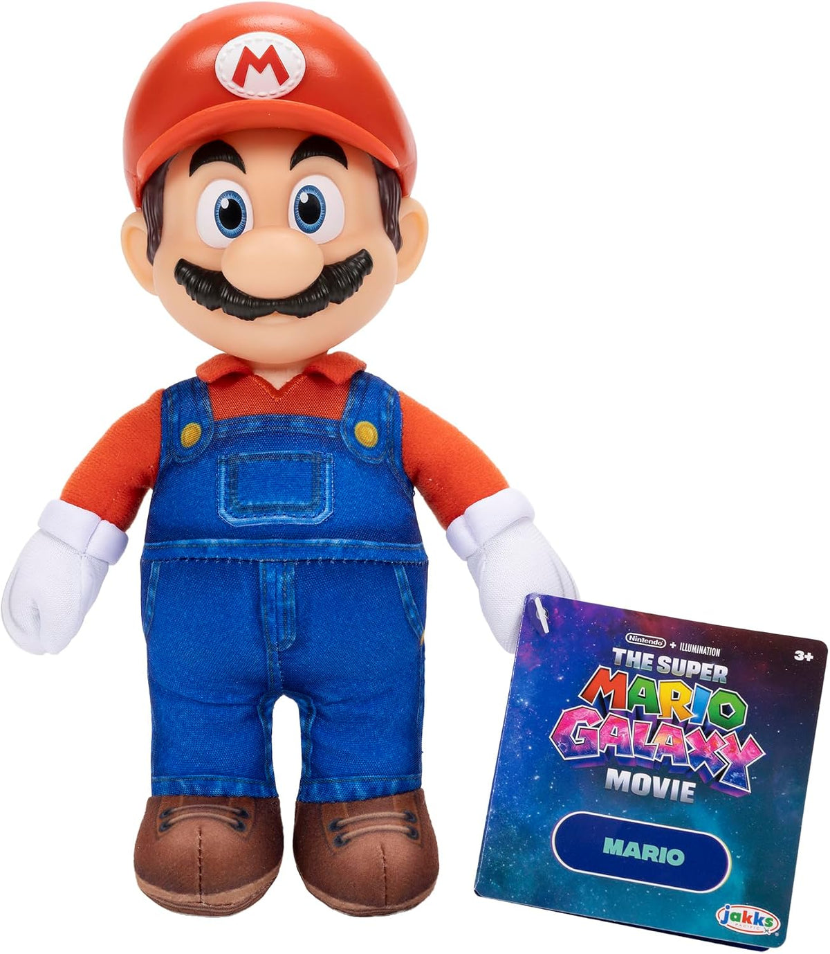 Película de Super Mario Galaxy – Figura de Peluche de 23 CM – Mario, the Super Mario BROS. MOVIE, TOY_FIGURE, Plástico, Jakks Pacific