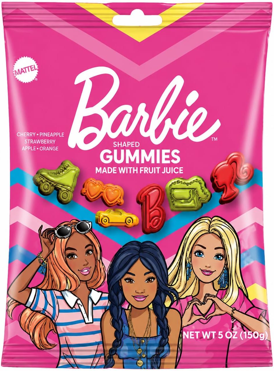 Storck Gomitas Masticables Barbie con Jugo de Fruta, 18 Piezas, 180 g