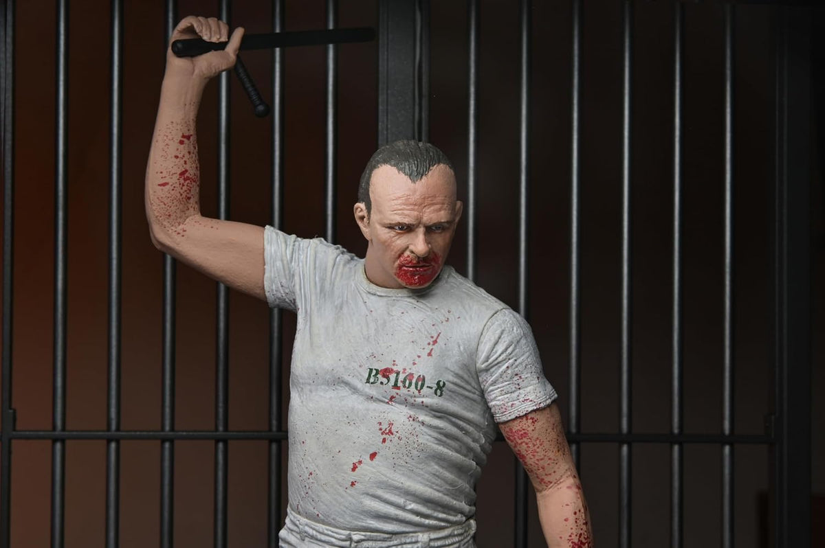 Figura de Accion 7 Pulgadas El Silencio de los Inocentes Dr Hannibal Lecter Prison Escape Detalles Realistas Articulaciones Completas Fans de Peliculas de Terror y Figuras de Coleccion