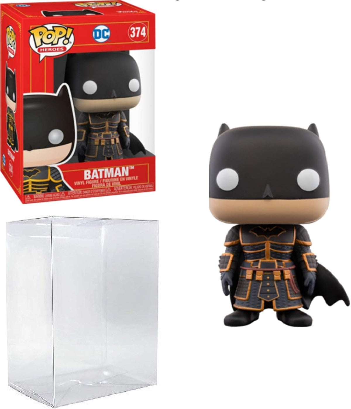 Figura de vinilo de Batman Imperial Palace Pop #374 DC Super Heroes (con protector EcoTek para proteger la caja de exhibición)