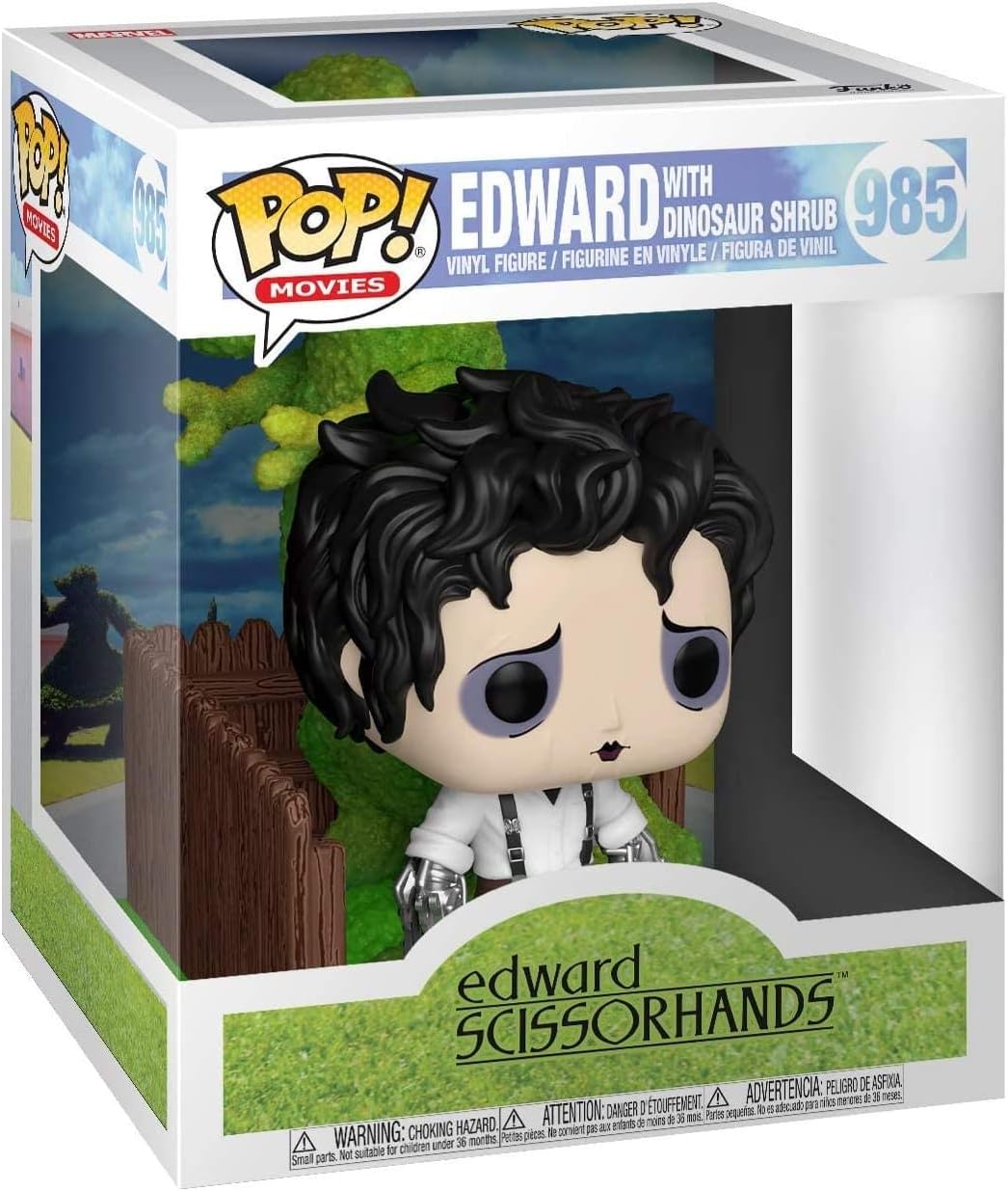 Funko Pop Deluxe: Edward Scissorhands - Edward & Dino Hedge