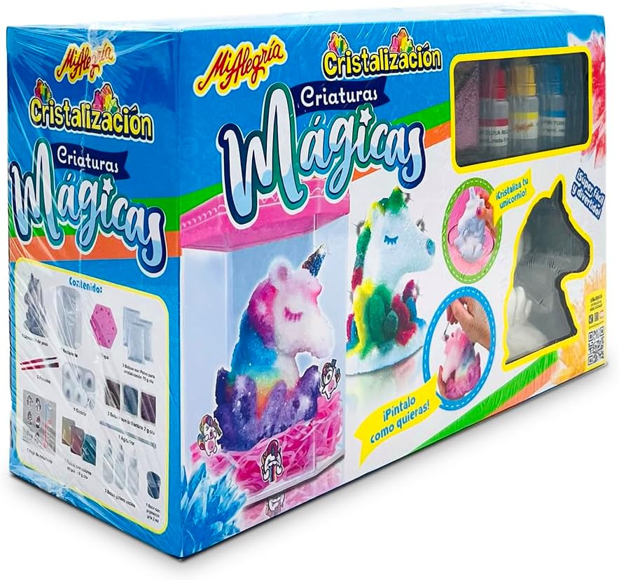 Ult Kit de Manualidades de Cristalizacion de Unicornio Criatura Magica, Kit de Decoracion de Unicornio Premium