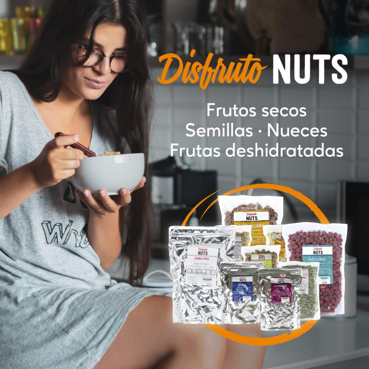 Disfruto Nuts Paleta Pachicleta Con Goma De Mascar Bolsa 20Piezas