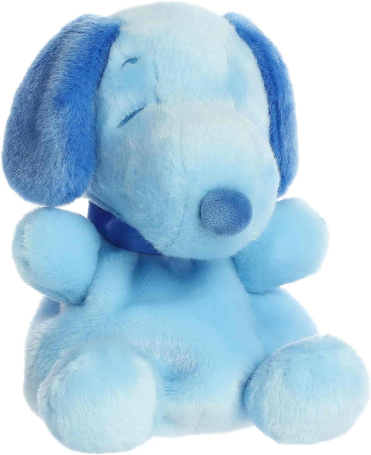 Aurora Adorable Peanuts Snoopy Color Collection Palm Pals Peluche - Juguetes con licencia oficial para todos los fans de Snoopy - Regalo nostálgico para adultos y celebraciones de cumpleaños - Azul 5