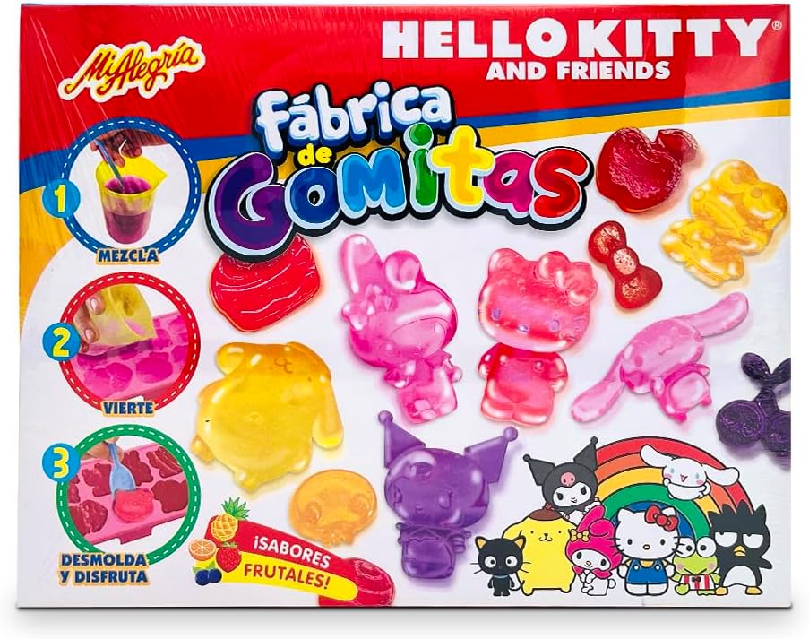Ult Fabrica para Hacer Gomitas Premium con Forma de Hello Kitty y Sus Amigos