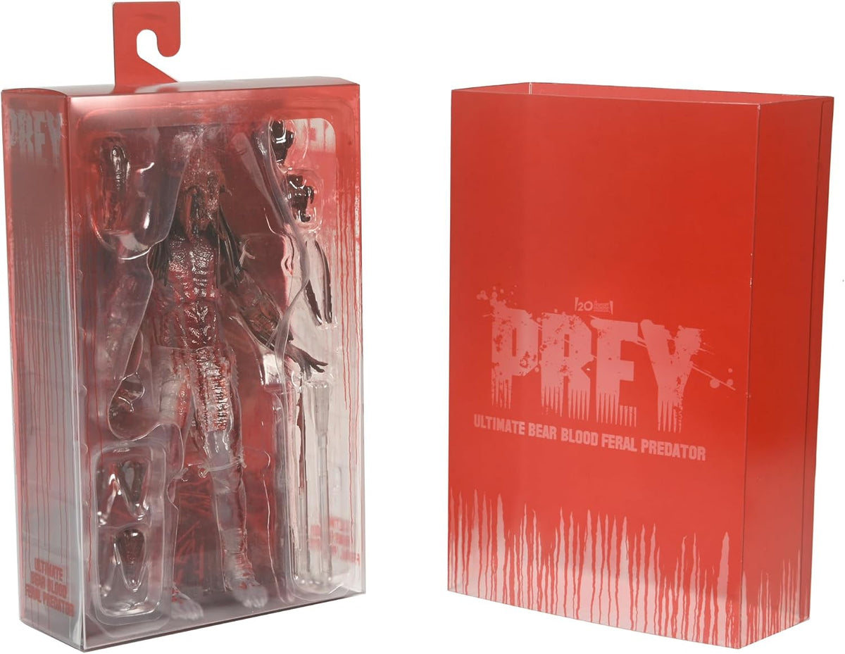 NECA Feral Depredador Figura de acción con Sangre de Presa 18 cm