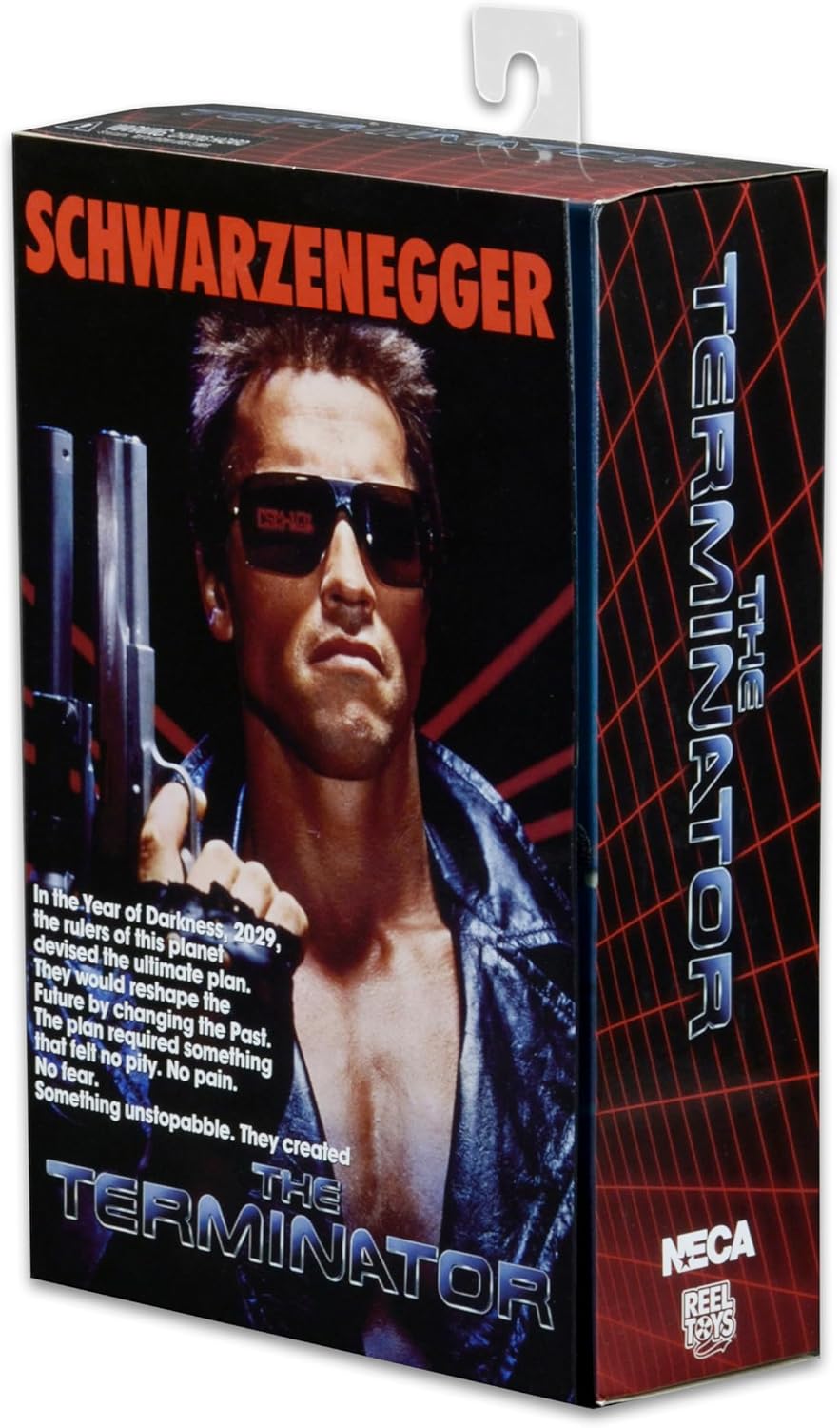 NECA Terminator Scale Ultimate T800 Tech Noir Action Figure, 7"