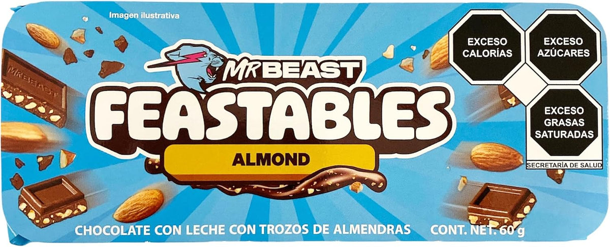 Feastables Mrs. Beast Chocolate de Leche con Almendras