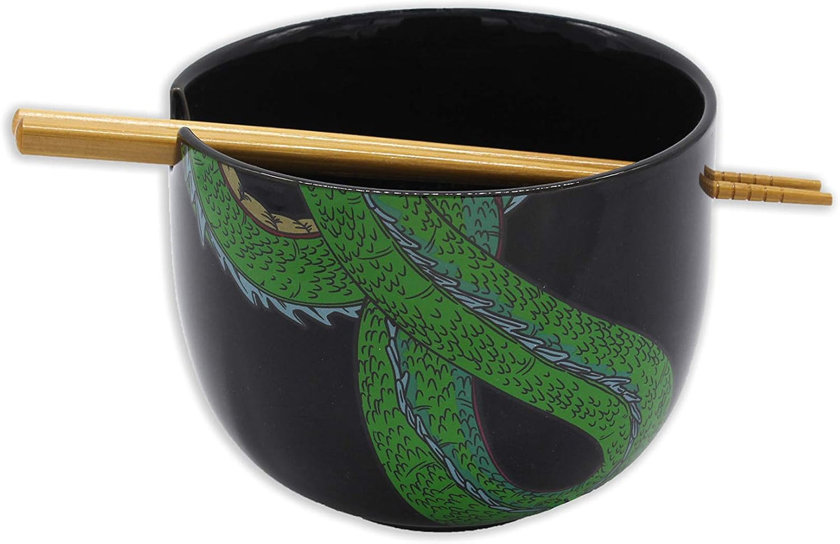 Tazón Para Ramen Dragon Ball Sopa Goku Shenlong Bowl With Chopsticks