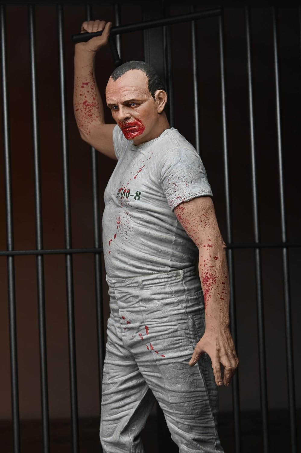 Figura de Accion 7 Pulgadas El Silencio de los Inocentes Dr Hannibal Lecter Prison Escape Detalles Realistas Articulaciones Completas Fans de Peliculas de Terror y Figuras de Coleccion