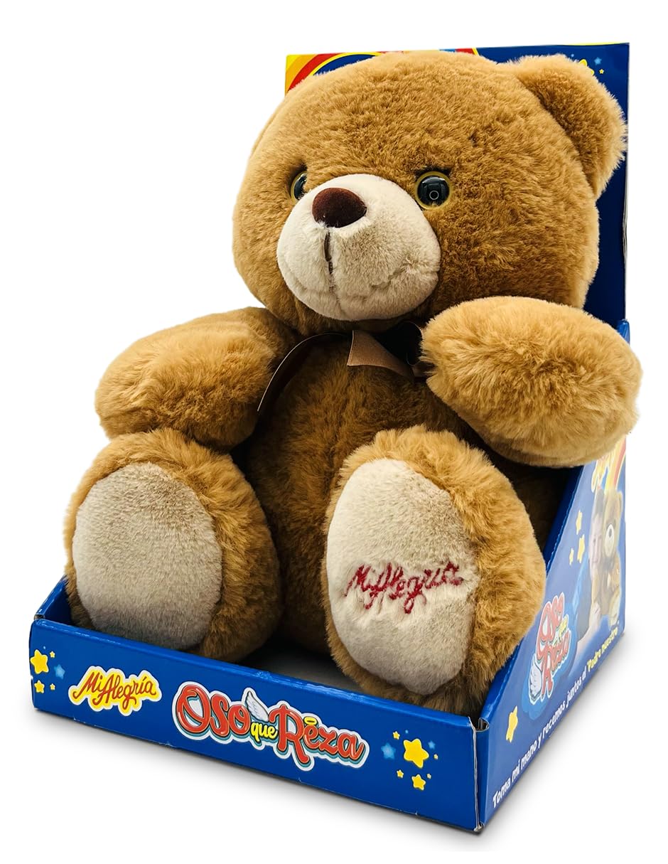 Ult Peluche Oso Que Reza Premium Reza Padre Nuestro y el Angel de mi Guarda - imagen 4