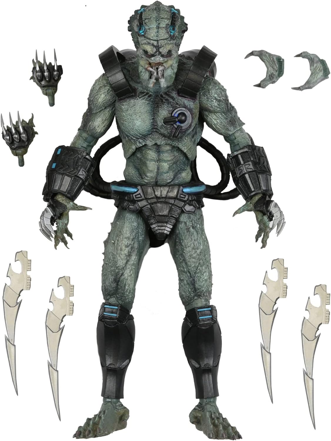 NECA Predator: Concrete Jungle Stone Heart Predator Figura de acción de 7 Pulgadas