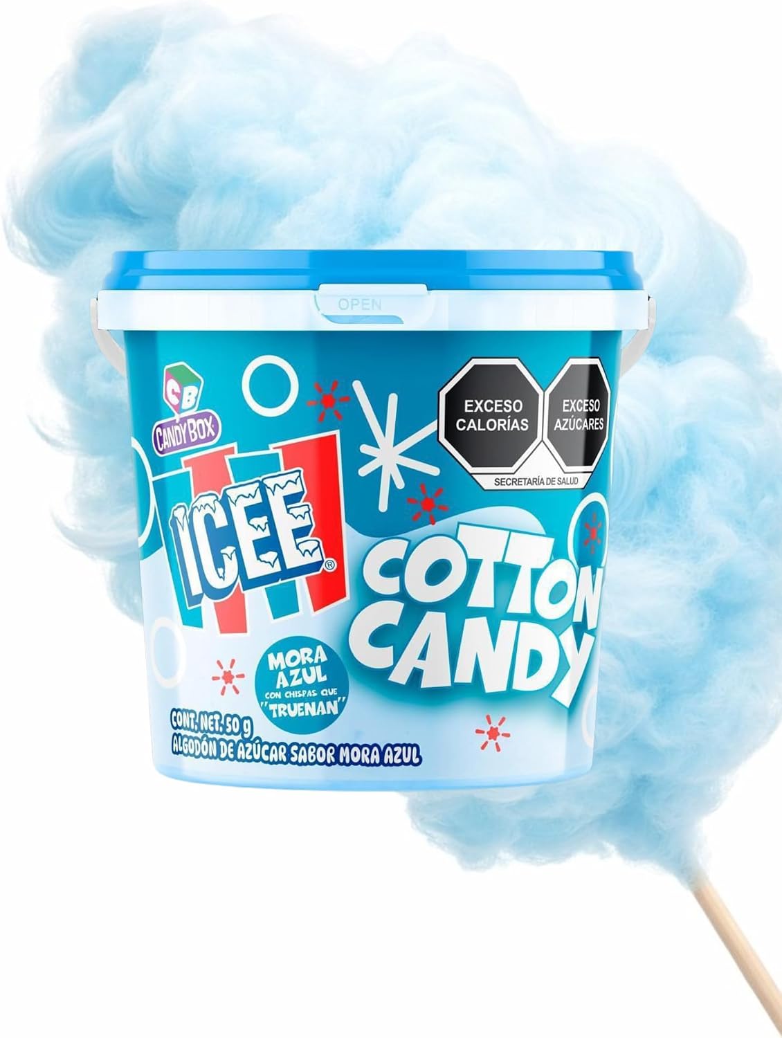 Candy Box Icce Cotton Candy Mora Azul 50G