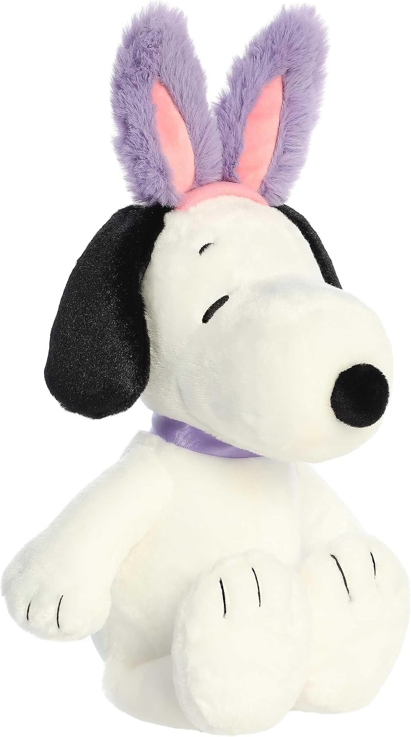 Aurora Timeless Peanuts Snoopy Animal de Peluche – Personajes clásicos – Recuerdos duraderos – con Orejas de Conejo de 11 Pulgadas