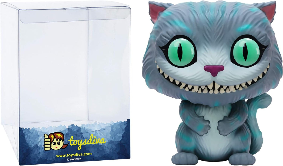 Cheshire Cat: Funk o Pop! Paquete de cifras de vinilo con 1 protector gráfico compatible con ToysDiva (178 - 06711 - B)