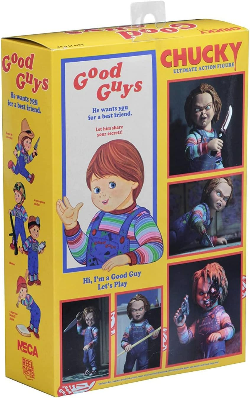 NECA - Figura de acción para niños Ultimate Chucky, figuras de 10 cm