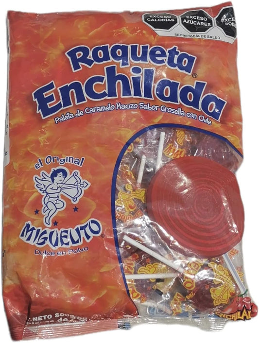 Miguelito Lollipop Raqueta Enchilada