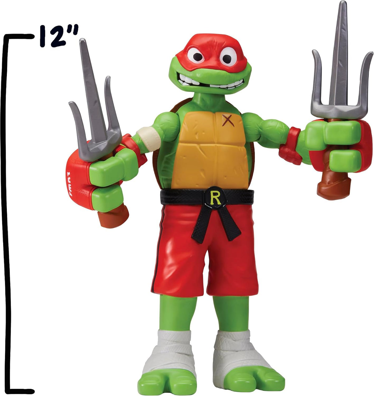 Tales of Teenage Mutant Ninja Turtles: Giant Roll N Punch Raphael Figura de Playmates Toys